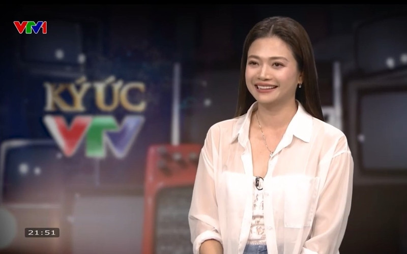 NSUT Kieu Anh trong chuong trinh “Ky uc VTV“. Anh VTV