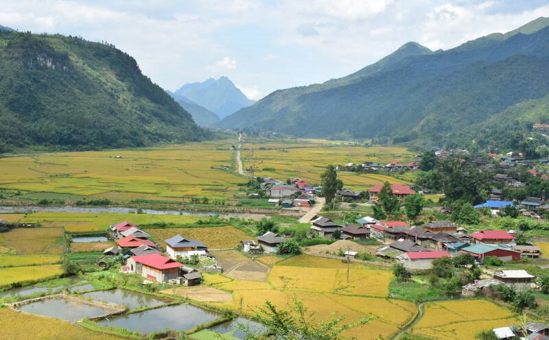 Luot Village Village, Ngoc Chien Commune before the new rice festival. Photo: Truong Son