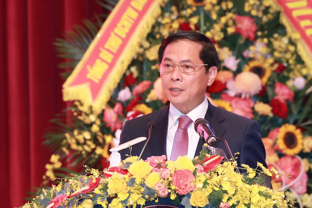 Pho Thu tuong Chinh phu, Bo truong Bo Ngoai giao Bui Thanh Son. Anh: Hai Nguyen