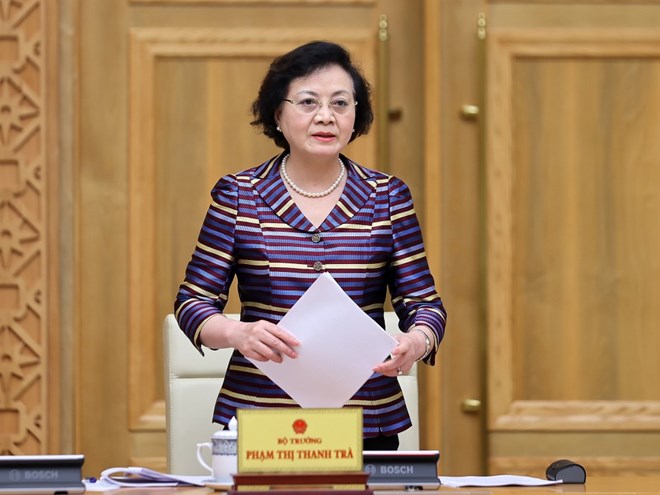 Minister of Home Affairs Pham Thi Thanh Tra emphasized the need to carefully review and retain capable cadres; not to let work stoppages according to Decree 178 spread everywhere. Photo: VGP