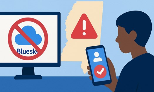 Bluesky ngừng cung cấp dịch vụ tại Mississippi vì luật xác minh tuổi