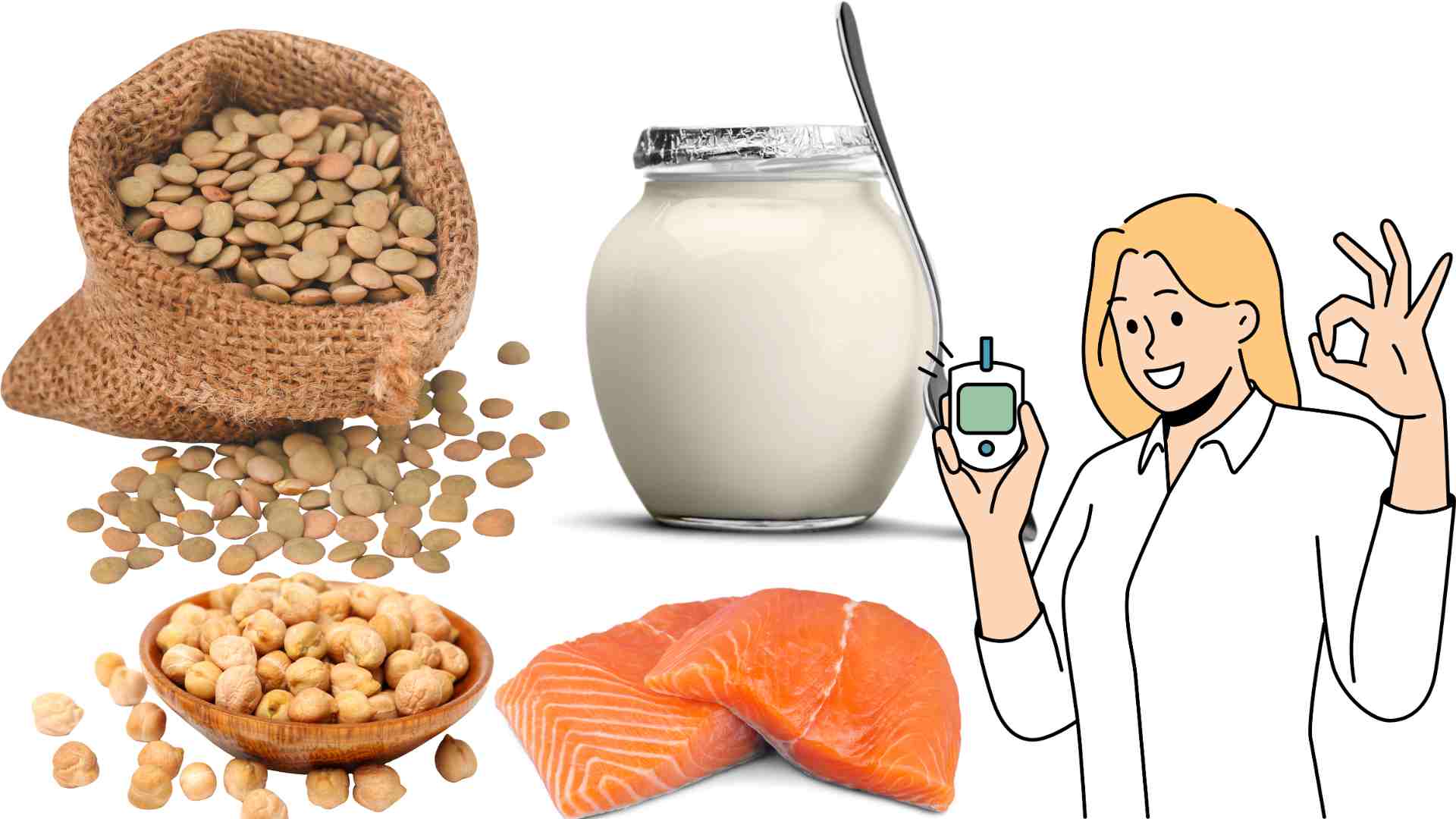 Eating lunch properly is good for blood sugar. Graphics: Ha May