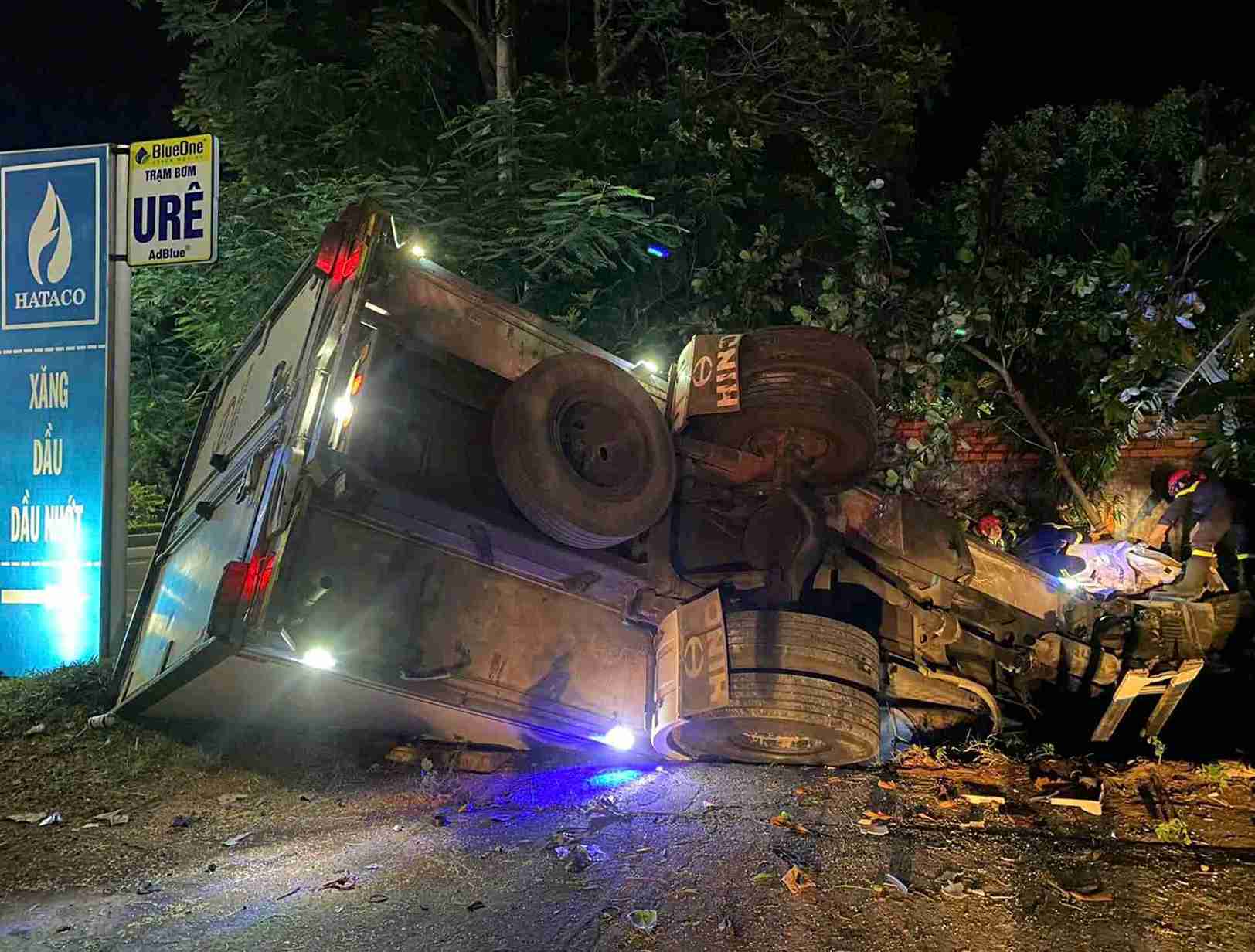 Scene of the accident in Dak Lak. Photo: Provided by the police
