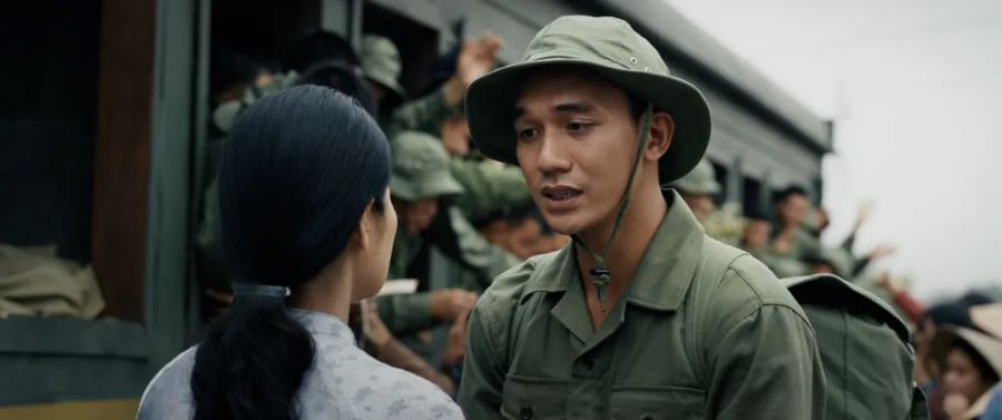 Actor Do Nhat Hoang in the film Red Rain. Photo: Provided by the manufacturer