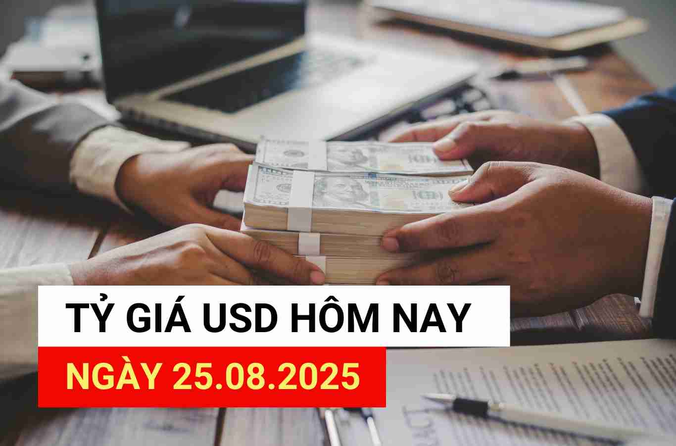 USD exchange rate today 25.8.2025.