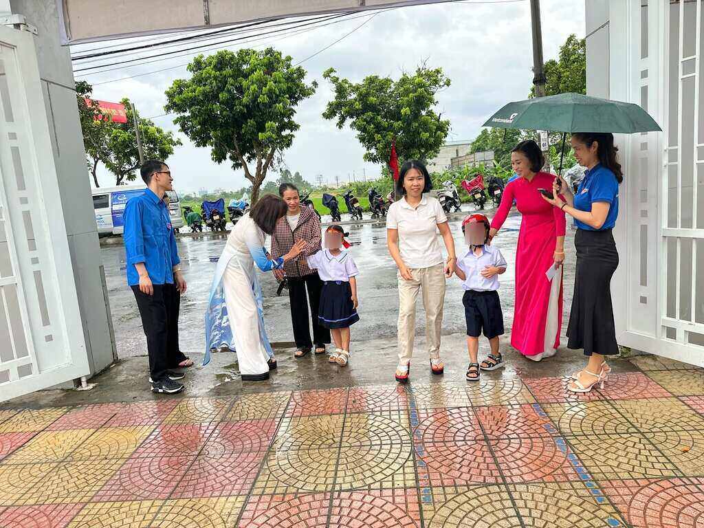 Khong khi tuu truong tai Truong Tieu hoc Viet Hoa. Anh: Truong Tieu hoc Viet Hoa 