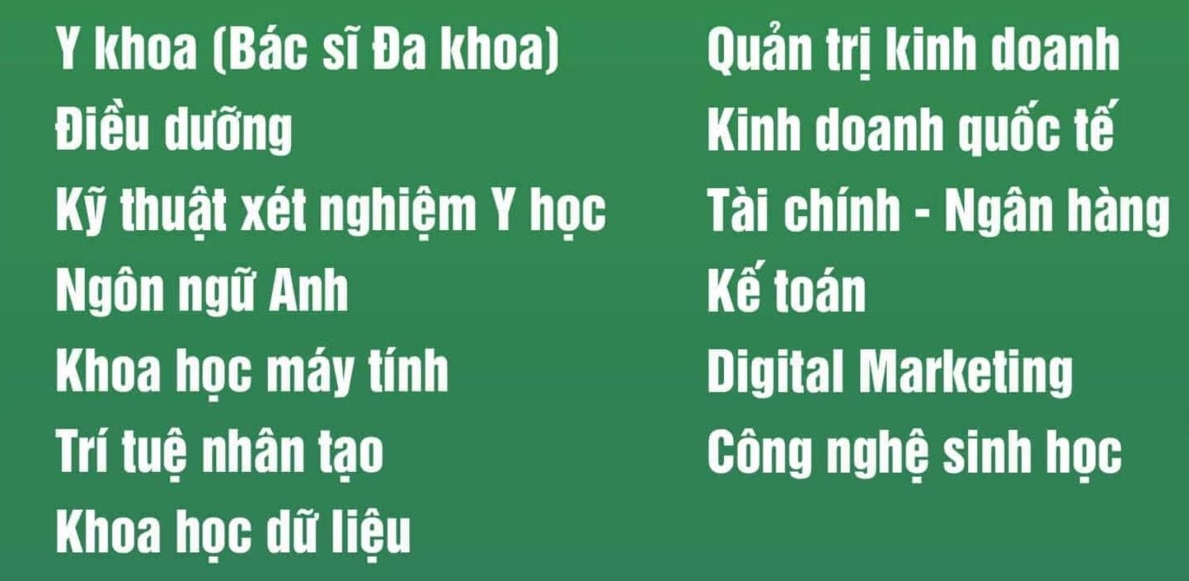 13 nganh hoc he Dai hoc chinh quy tai Truong Dai hoc Tan Tao. Anh: Nha truong