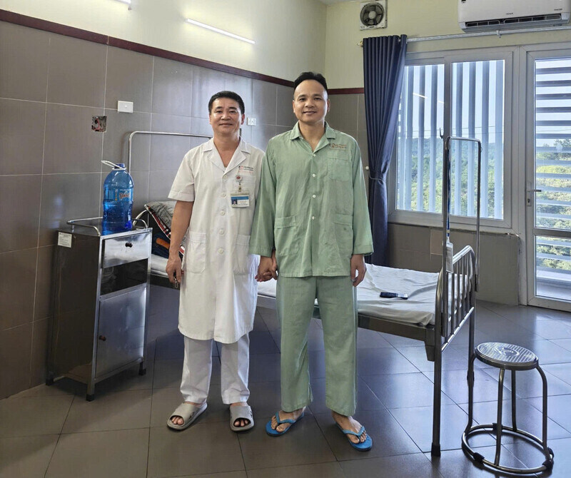 Benh nhan 45 tuoi duoc cuu song ngoan muc sau 5 lan ngung tim. Anh: BVDK tinh Lang Son.