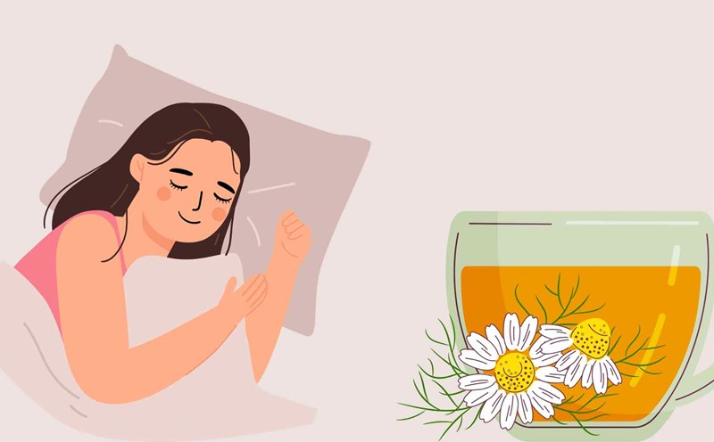 Some herbs that help sleep well. Graphic photo: Hoang Loc