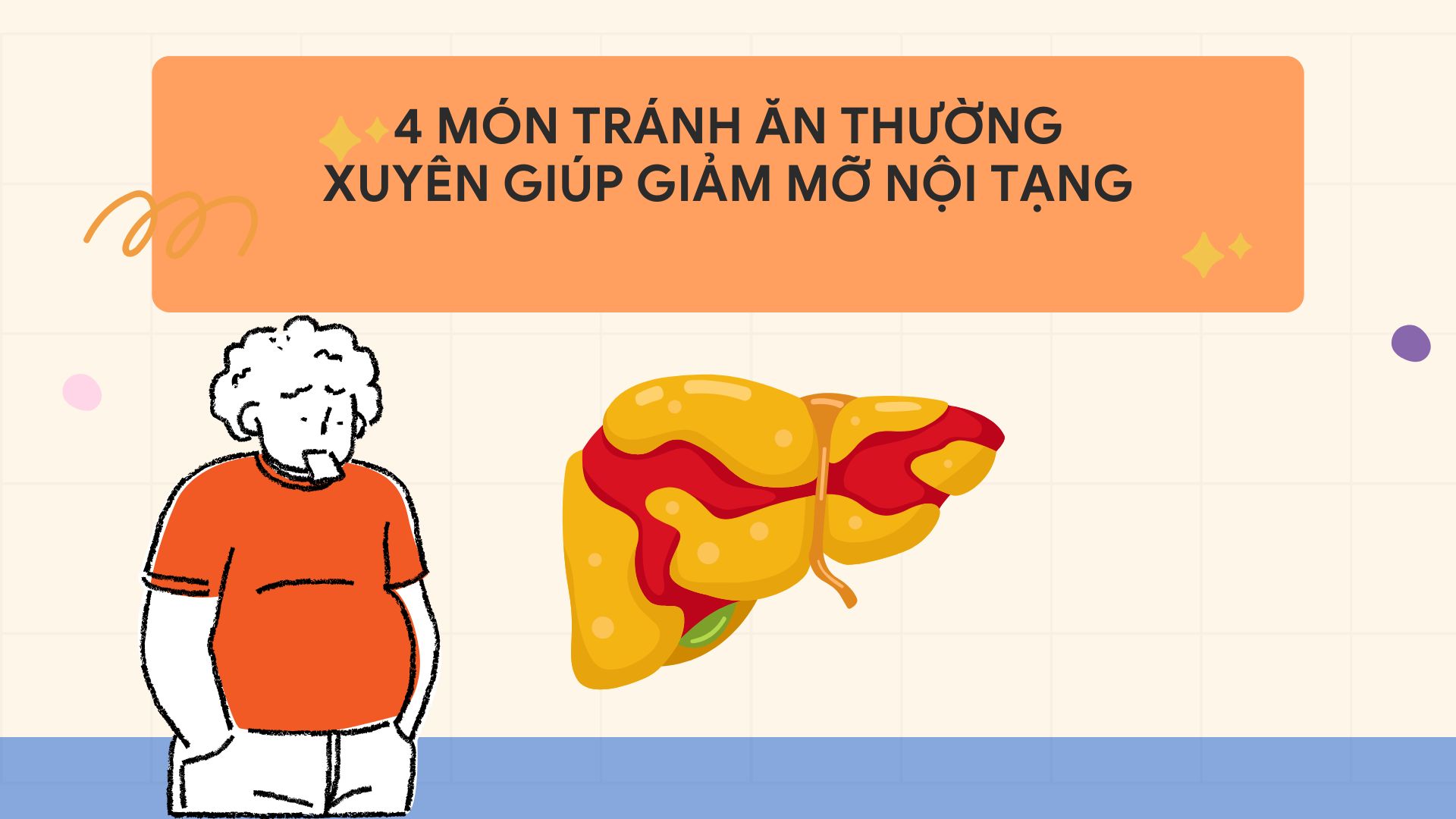 Visceral fat increases the risk of cardiovascular disease and type 2 diabetes. Graphic photo: Huong Son