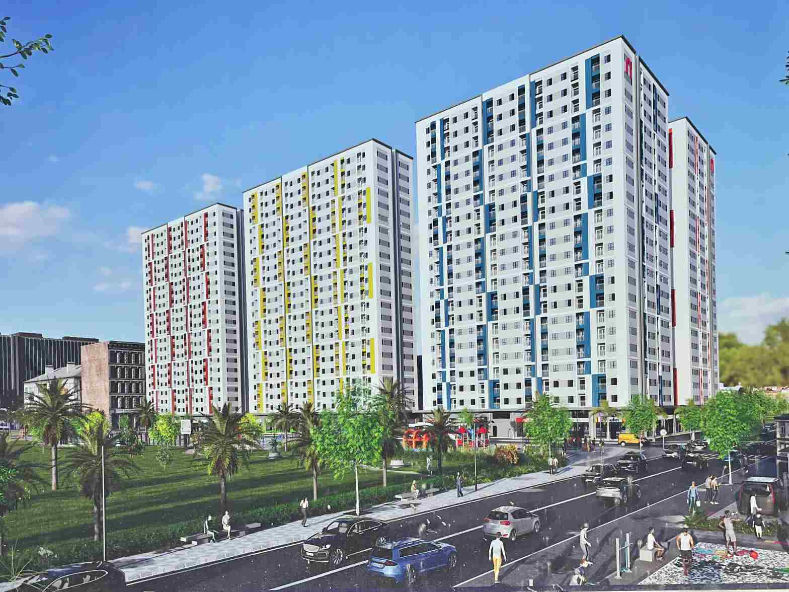 Phoi canh du an nha o xa hoi khu 6 Viet Sing. Anh: Dinh Trong