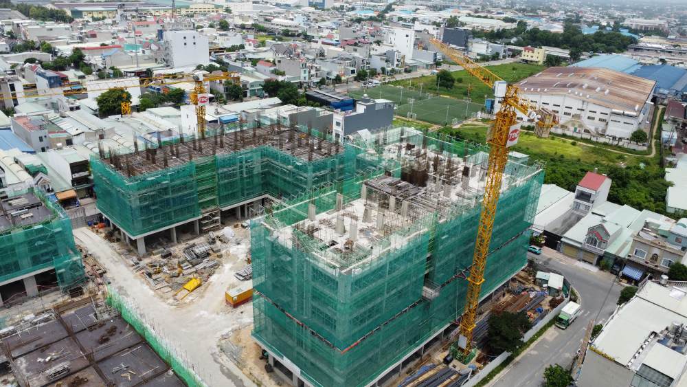 Social housing project in Zone 6 Viet Sing. Photo: Dinh Trong