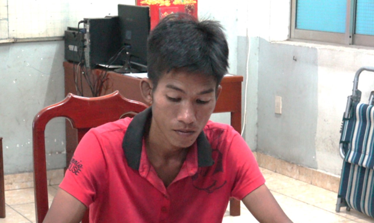 Co quan Canh sat dieu tra Cong an tinh Dong Thap dang tam giu doi tuong Dinh Viet Phat de dieu tra, lam ro ve hanh vi trom cap tai san. Anh: Cong an tinh Dong Thap