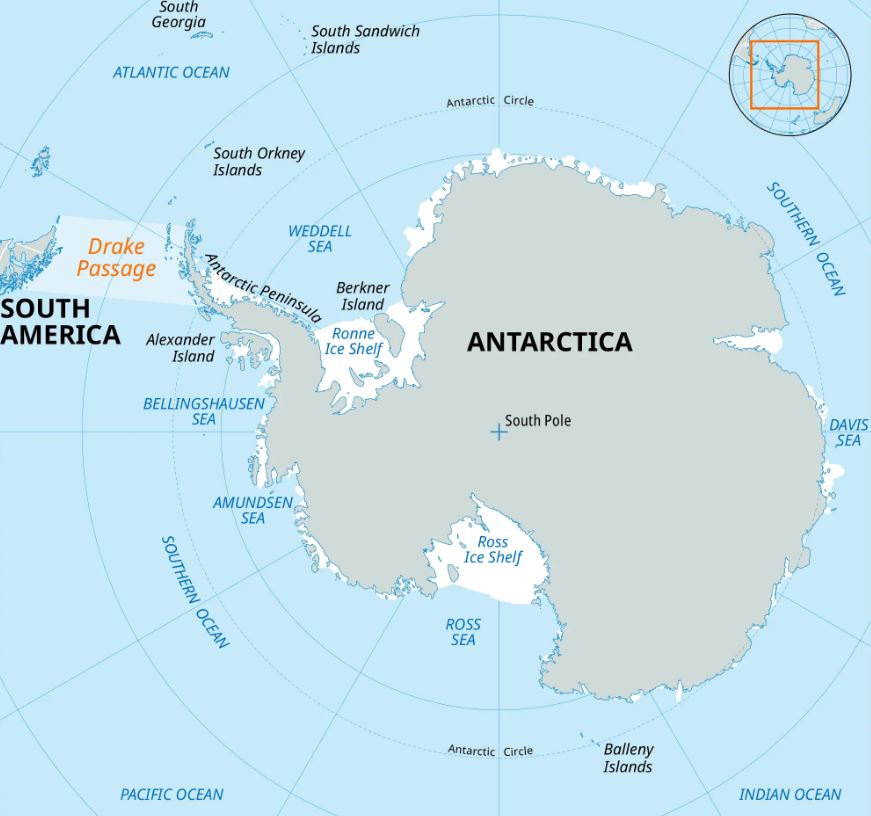 Eo bien Drake (Drake Passage). Anh: Bach khoa toan thu