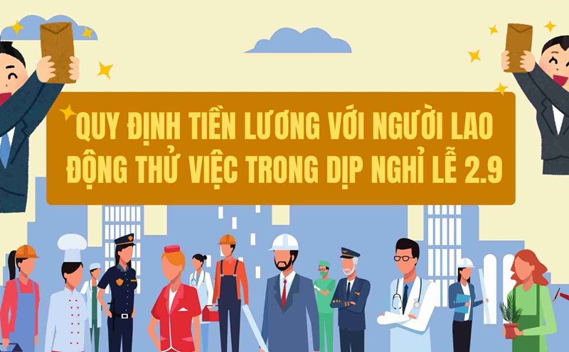 Salary regulations for probationary employees during the September 2 holiday
