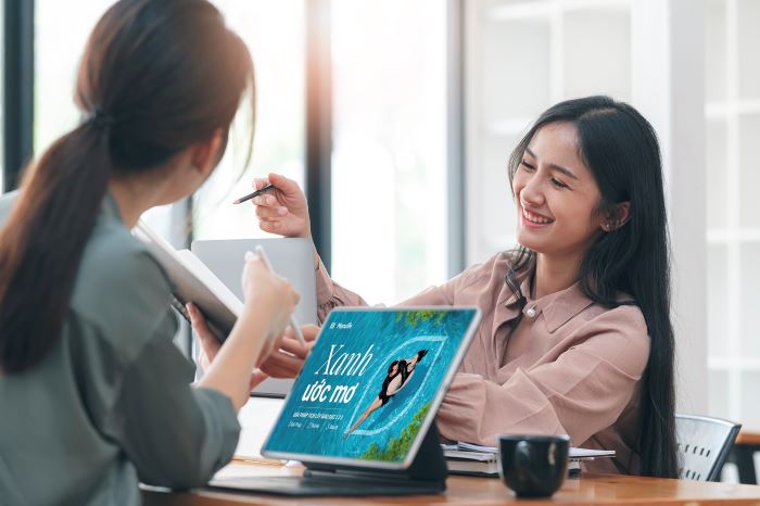 San pham bao hiem ‘Xanh Uoc Mo’ duoc nhieu khach hang quan tam. Anh Manulife