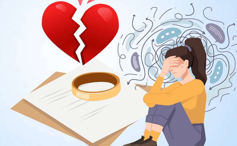 Signs that you are suffering from post-marriage depression. Graphics: Thien Nhan