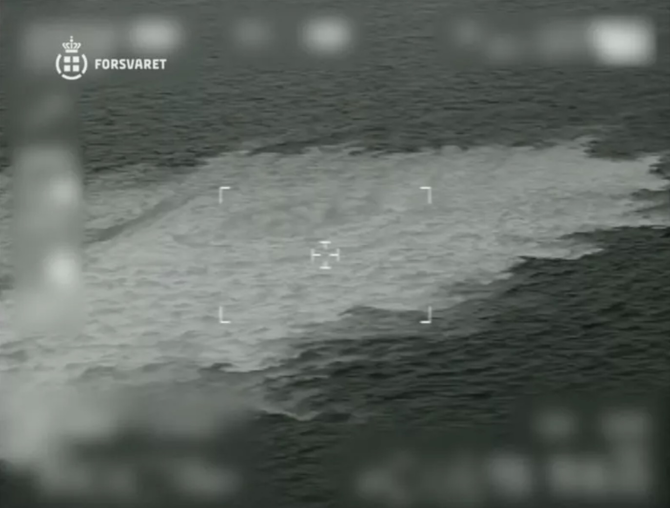 Gasoducto Nord Stream en el Mar Baltico en septiembre de 2022. Foto: Danish Defense Command