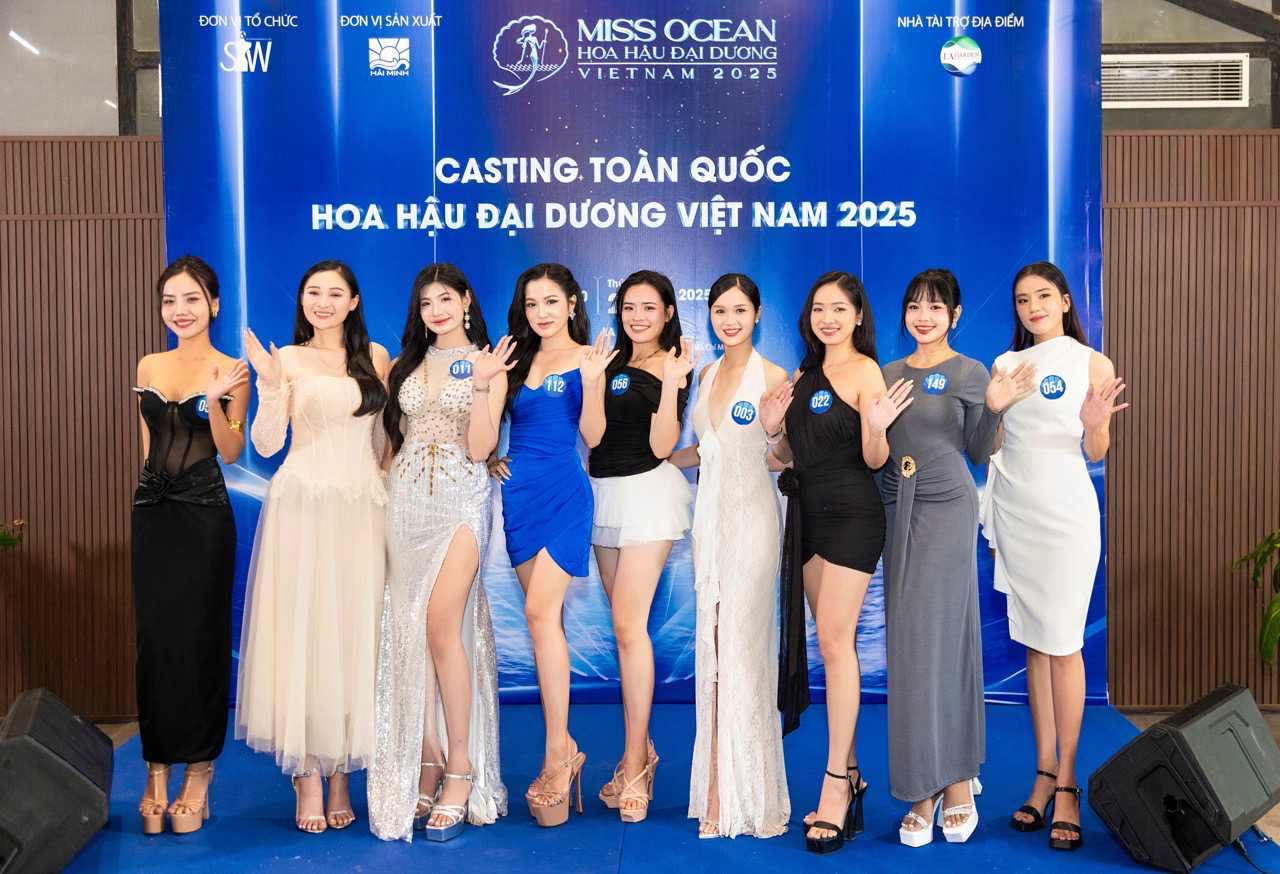2025 미스 오션 참가자들. 사진: 조직위원회.
