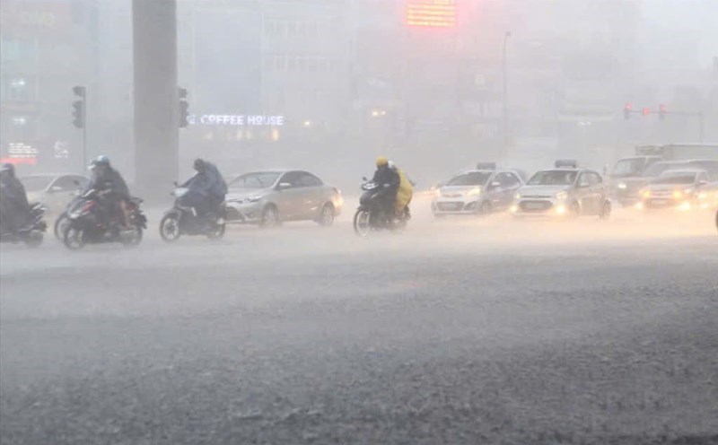 Weather today, August 25: Forecast of storm No. 5 Kajiki continuing to cause heavy rain