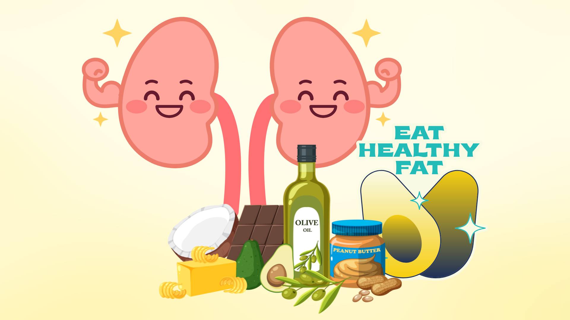 3 principles when adding fat to the body without harming the kidneys