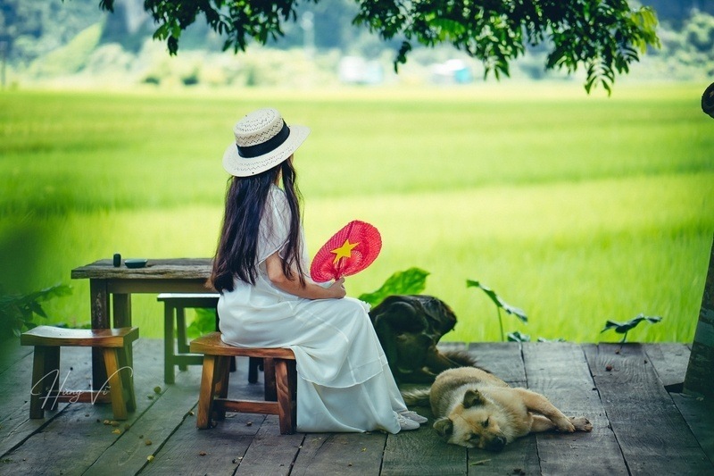 Khung canh tho mong giua mua thu diu mat. Anh: Hung Vi