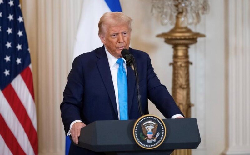 US President Donald Trump speaks at the White House on February 4, 2025. Photo: Xinhua