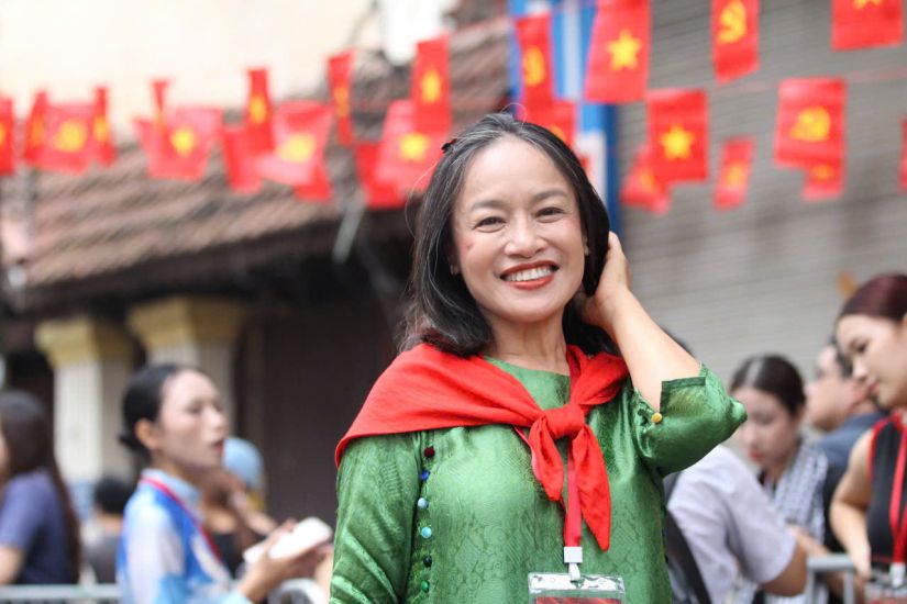 Meritorious Artist Tu Oanh. Photo: Huyen Chi