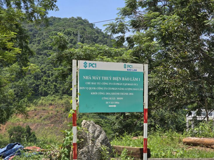 Rieng tren song Gam doan qua Cao Bang, PC1 dang so huu 6 thuy dien. Anh: Tan Van