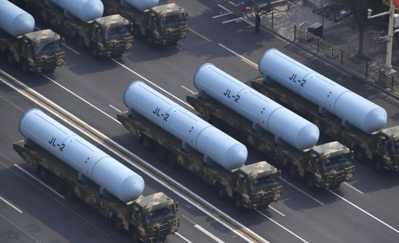 Actualmente el arsenal nuclear de China esta considerado el tercer mas grande del mundo solo por detras de Estados Unidos y Rusia. Foto: Xinhua