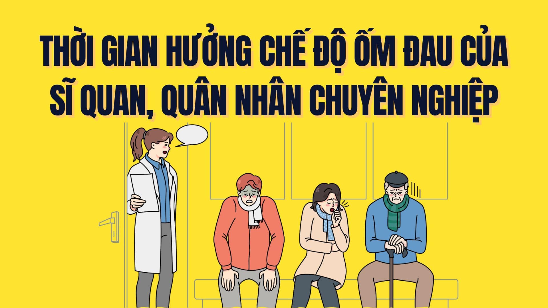 New regulations on the sick leave period for officers and professional soldiers. Graphics: Tra My