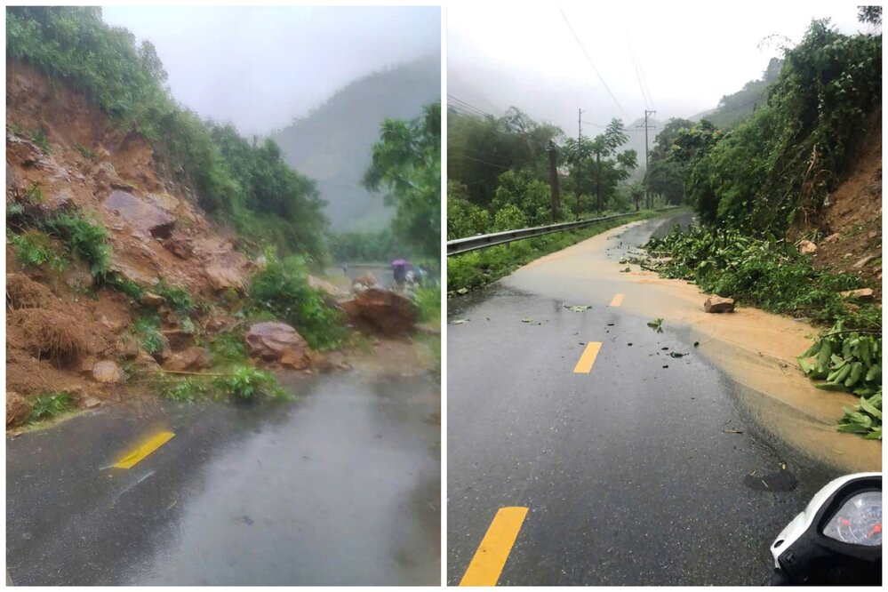 Sat lo tai xa Trung Son. Anh: Co quan chuc nang.