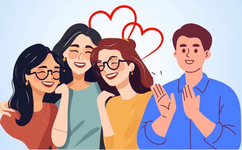 How to maintain friendship after marriage. Graphics: Thien Nhan