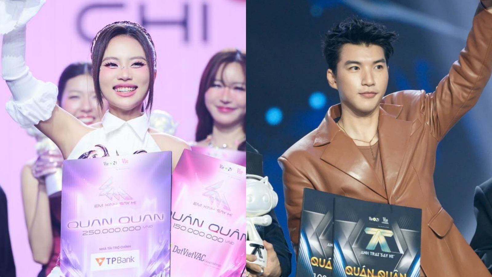 Phuong My Chi and HIEUTHUHAI. Photo: Producer Beautiful sister say hi/Anh trai say hi