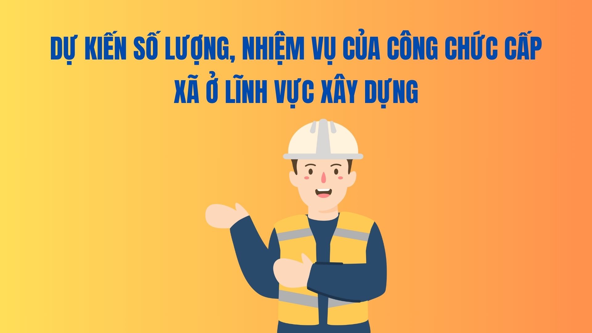 Prevision del numero y las tareas de los funcionarios publicos de nivel comunal en el campo de la construccion