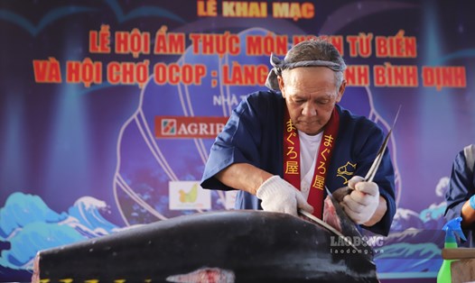 Chương trình "Giới thiệu nghệ thuật ẩm thực cá ngừ đại dương" sẽ phục vụ 5.000 suất miễn phí cho du khách. Ảnh: Hoài Phương