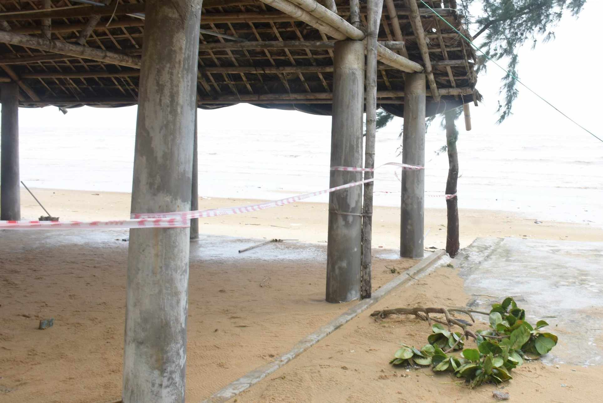 Scene ou le corps de la victime a ete decouvert. Photo : Thanh Yen