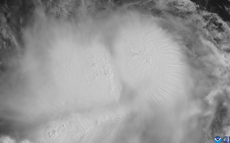 Typhoon Juliette is rampant in the Pacific Ocean. Photo: NOAA