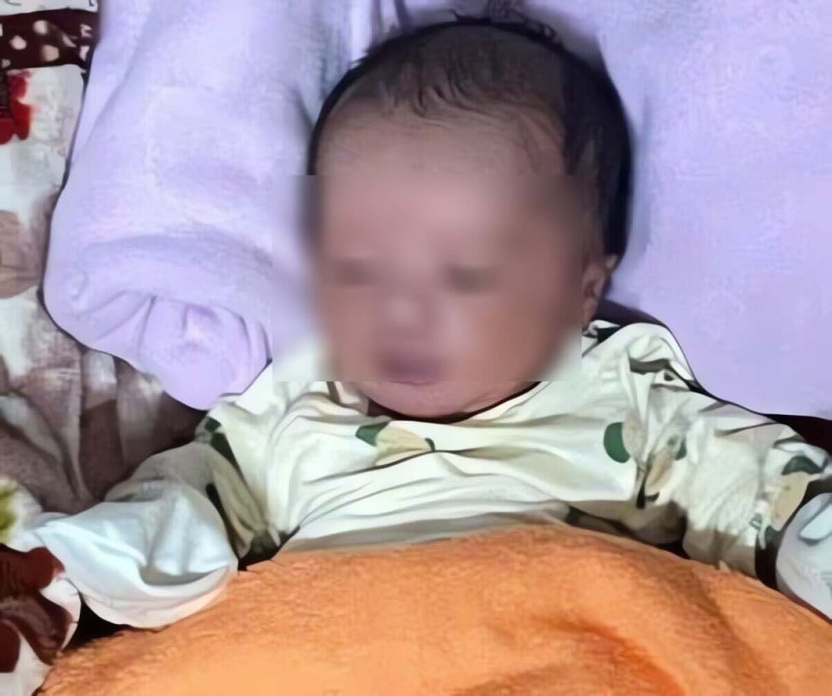 The baby was abandoned. Photo: T. Hoe.