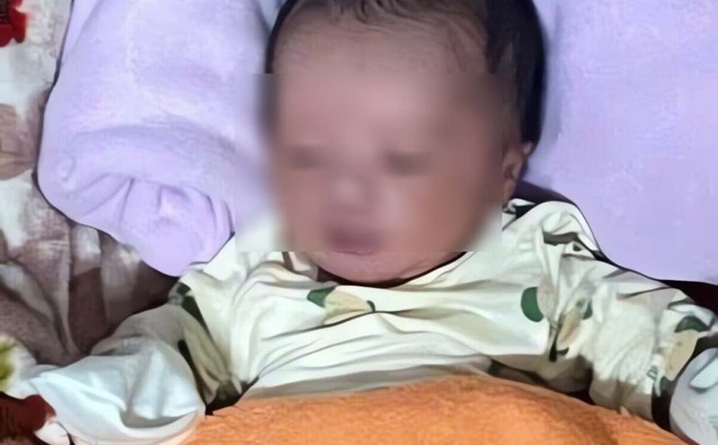 The baby was abandoned. Photo: T. Hoe.