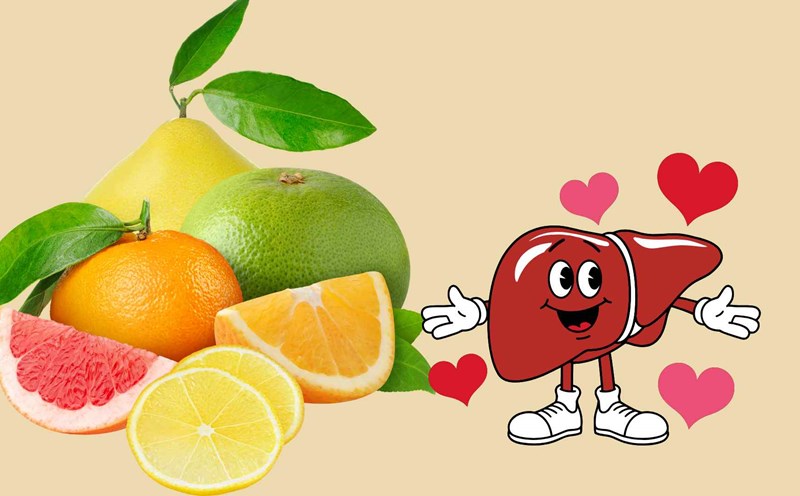 Fruits that help keep the liver healthy. Graphic photo: Hoang Loc