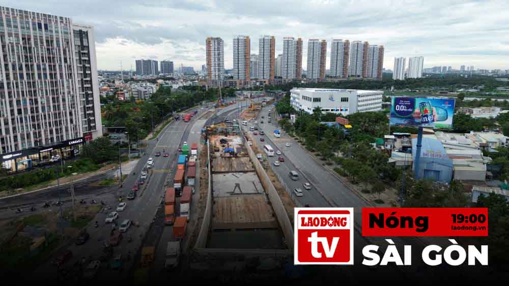 Hot Saigon: The most modern intersection in Ho Chi Minh City is at risk of breaking progress