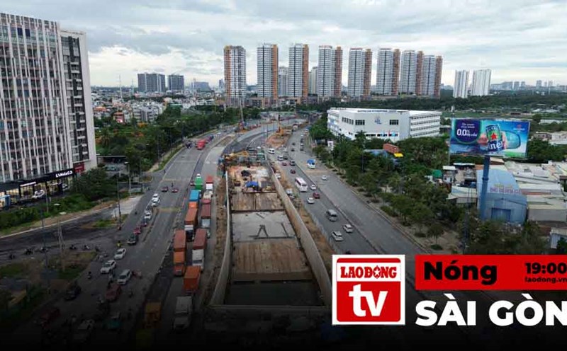 Hot Saigon: The most modern intersection in Ho Chi Minh City is at risk of breaking progress