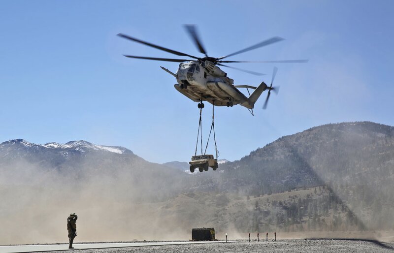 A US CH-53E Super Stallion helicopter. Photo: US Army