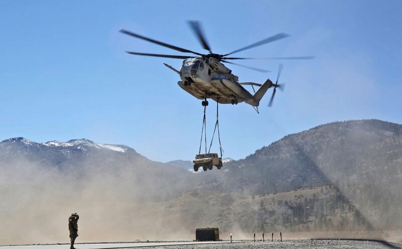 A US CH-53E Super Stallion helicopter. Photo: US Army