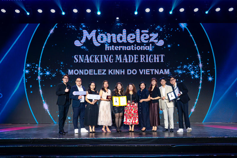 In August 2025, Mondelez Kinh Do Vietnam received 2 important awards at HR Asia Awards 2025. Photo: Provided by the enterprise
