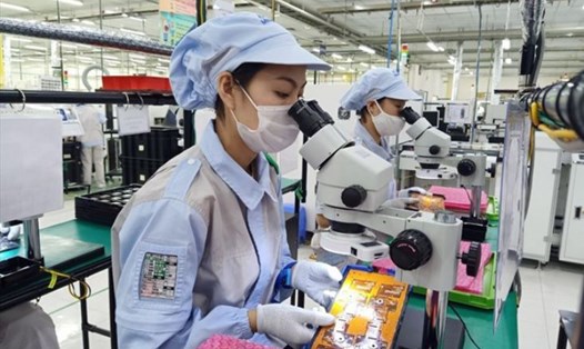 Công nhân là lực lượng nòng cốt trong sự nghiệp công nghiệp hóa, hiện đại hóa đất nước trong kỷ nguyên mới. Ảnh: Diệu Thúy