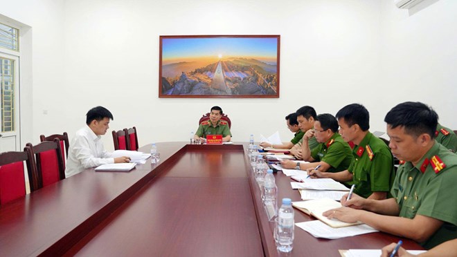 Giám đốc Công an Lào Cai tiếp công dân, chỉ đạo giải quyết nhiều vụ việc