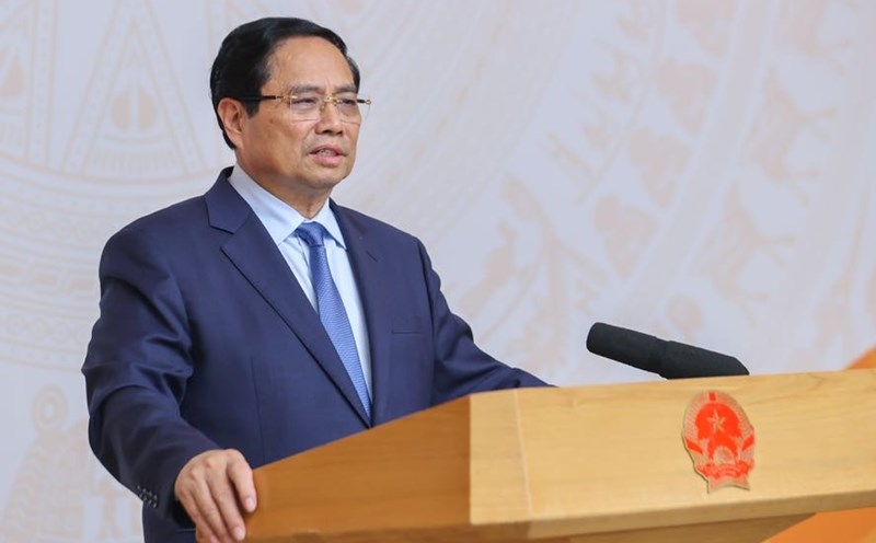 Prime Minister Pham Minh Chinh requested to urgently submit to the National Assembly special mechanisms and policies, making a breakthrough in implementing international integration. Photo: VGP