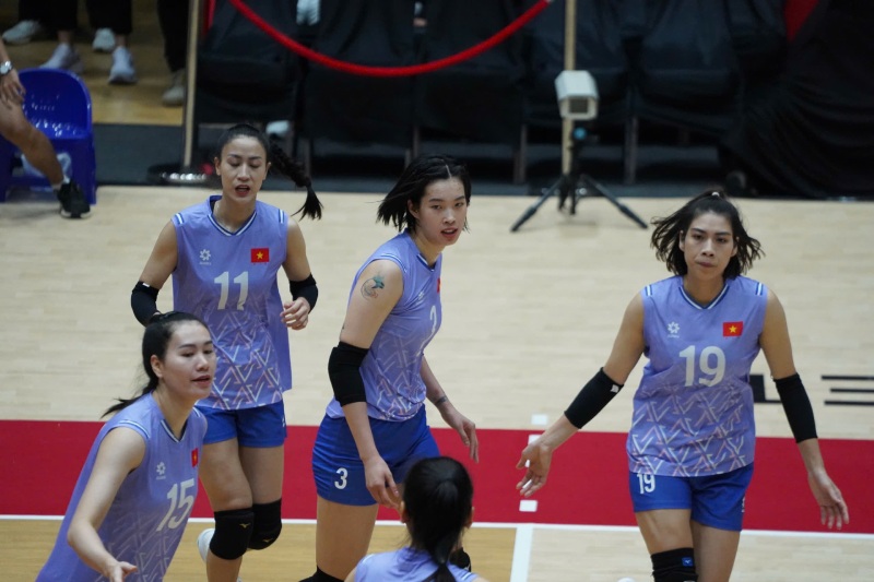 The Vietnam women's volleyball team will meet Kenya at the World Championship. Photo: VFV